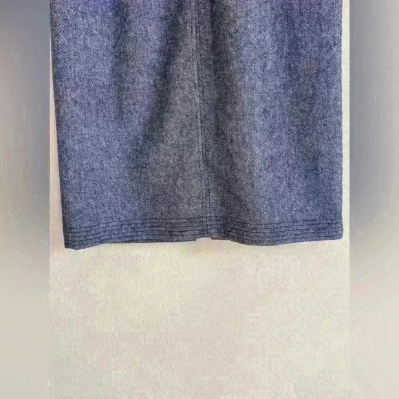 Banana Republic Wool Blend Fully Lined Dress Heathered Blue Size 0 - Picture 2 of 9